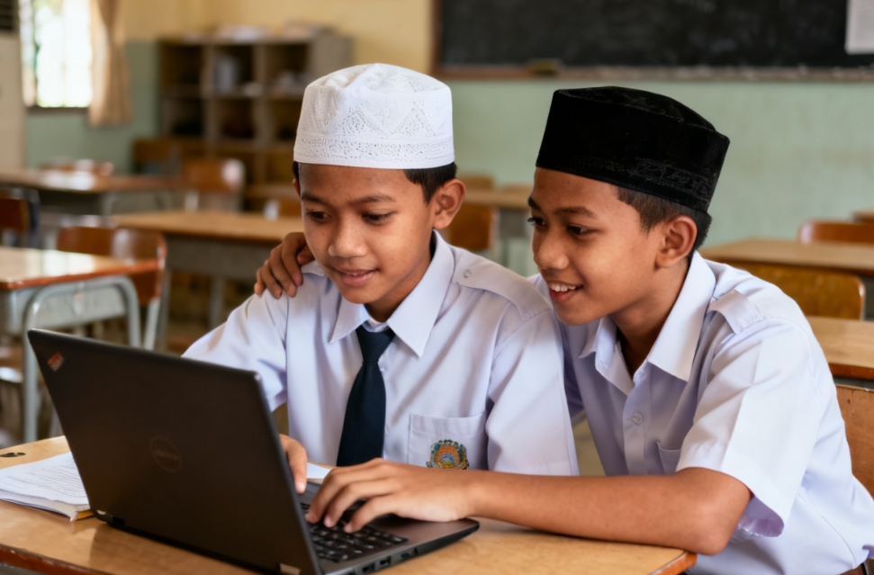 Siswa belajar teknologi di Sekolah Digantara