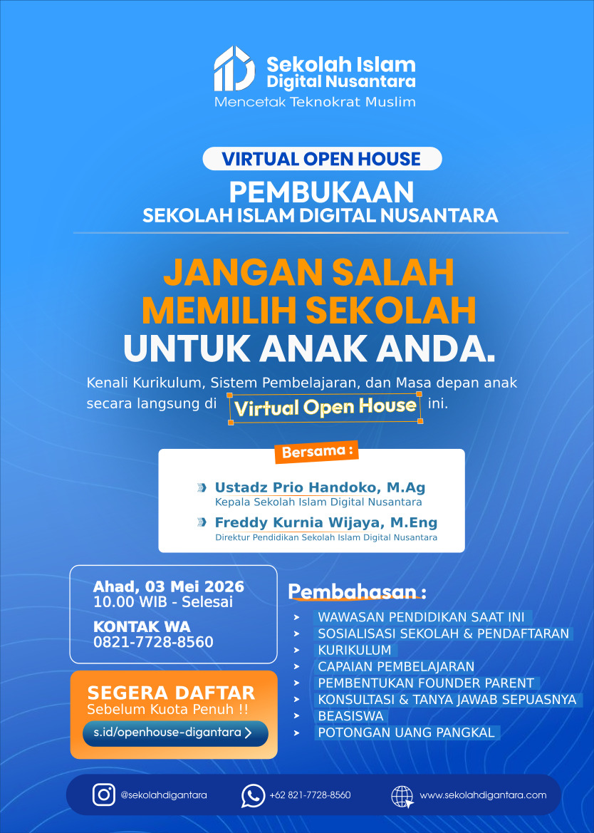 Virtual Open House Sekolah Digantara